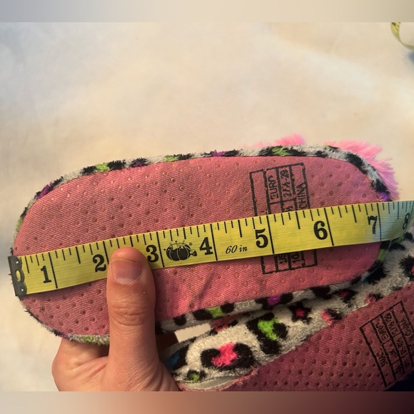 Rainbow cheetah boot slippers - Picture 5 of 6